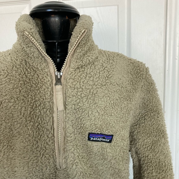 Patagonia tan teddy bear pullover medium - Picture 2 of 5